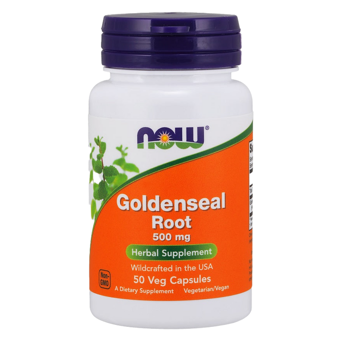 NOW Foods Goldenseal Root, 500mg - 50 vcaps