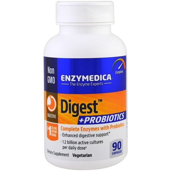 Enzymedica Digest + Probiotics - 90 caps Best Value Sports Supplements at MYSUPPLEMENTSHOP.co.uk