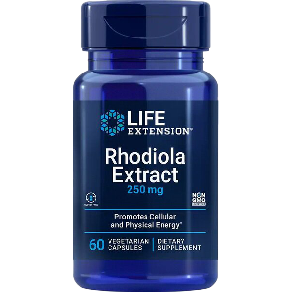 Life Extension Rhodiola Extract, 250mg - 60 vcaps