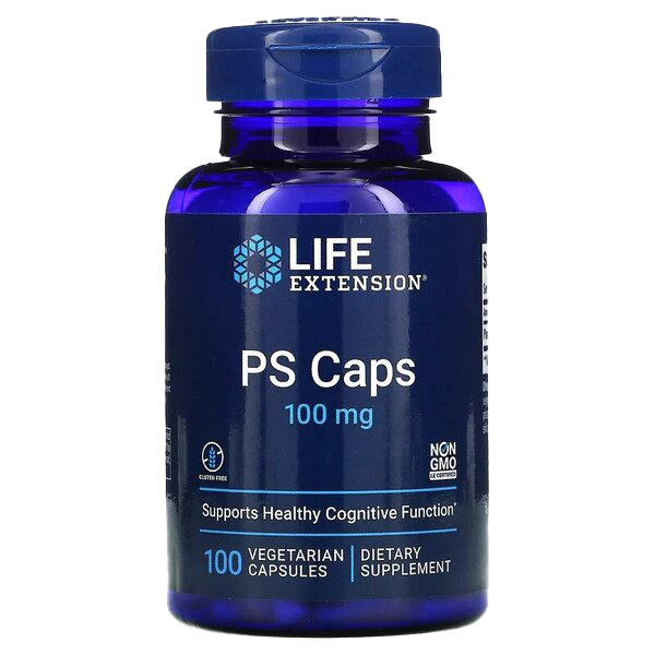 Life Extension PS Caps, 100mg - 100 vcaps