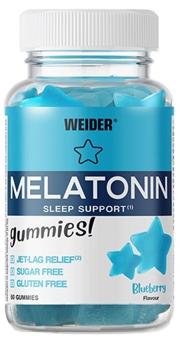 Weider Melatonin 60 gummies - Blueberry - Sports Nutrition at MySupplementShop by Weider