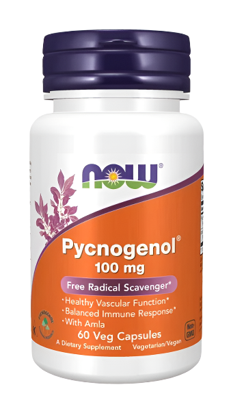 NOW Foods Pycnogenol, 100mg - 60 vcaps