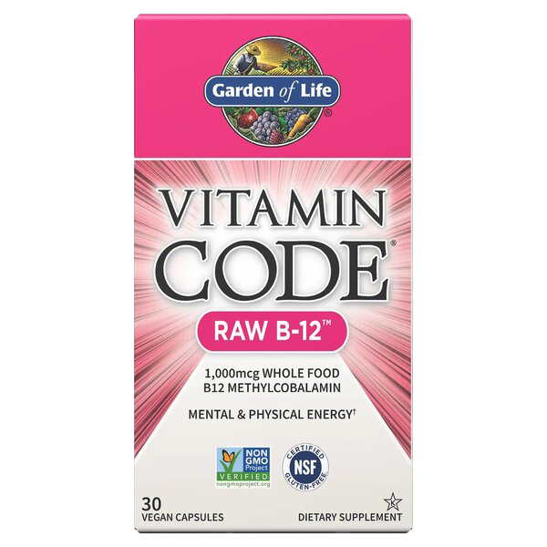 Garden of Life Vitamin Code Raw B-12 - 30 vegan caps