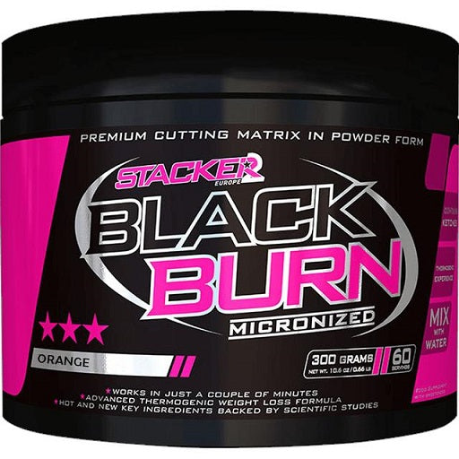 Stacker2 Europe Black Burn Micronized- 300 grams