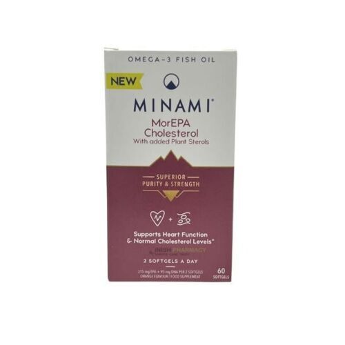 Minami MorEPA Cholesterol - 60 softgels Best Value Nutritional Supplement at MYSUPPLEMENTSHOP.co.uk