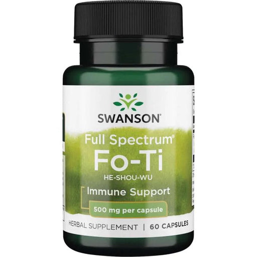 Swanson Full Spectrum Fo-Ti, 500mg - 60 caps - Health and Wellbeing at MySupplementShop by Swanson