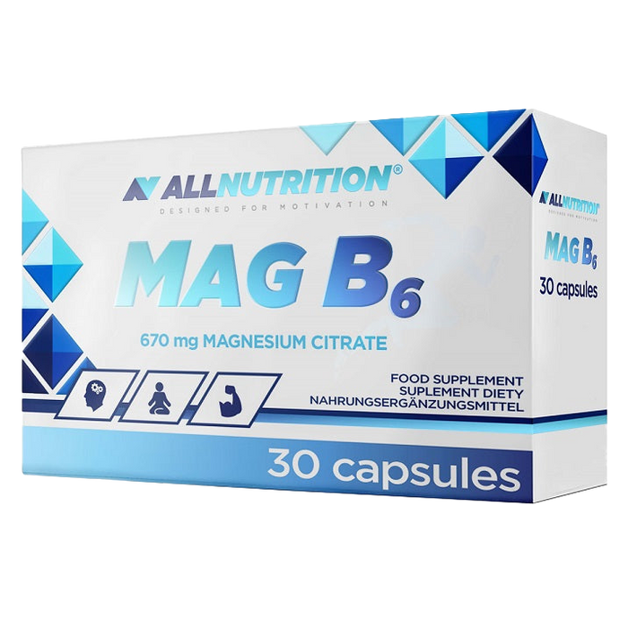 Allnutrition MAG B6, 670mg - 30 caps