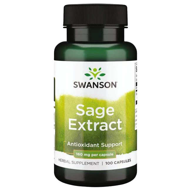 Swanson Sage Extract, 160mg - 100 caps