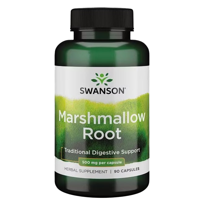 Swanson Marshmallow Root, 500mg - 90 caps