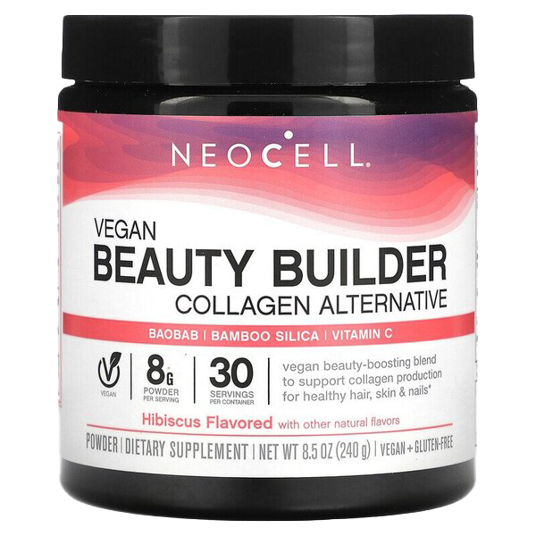 NeoCell Vegan Beauty Builder Collagen Alternative Hibiscus  240g