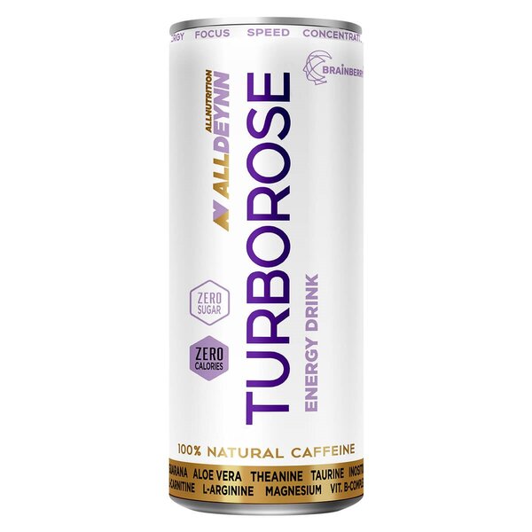 Allnutrition AllDeynn Turborose 12 x 330 ml for Energy Boost - Pre & Post Workout at MySupplementShop by Allnutrition