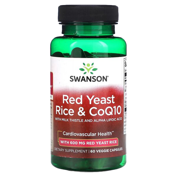 Swanson Red Yeast Rice & CoQ10 - 60 vcaps