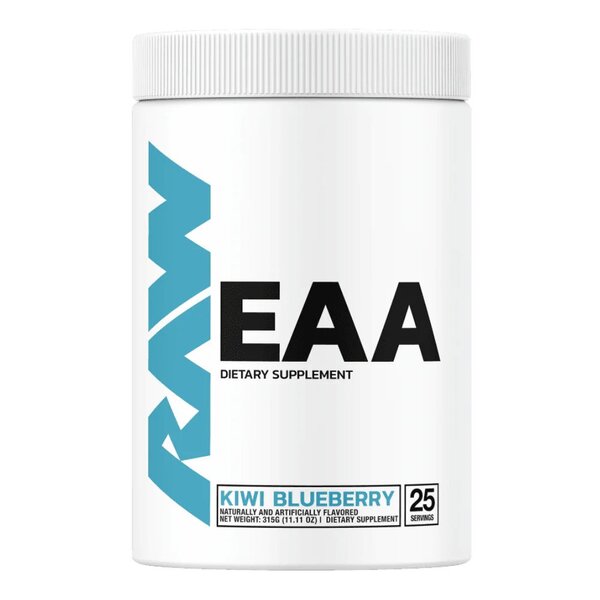 Raw Nutrition EAA, Kiwi Blueberry 315g - Amino Acids and BCAAs at MySupplementShop by Raw Nutrition