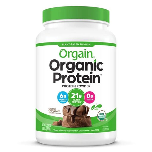 Orgain Organic Protein - 920g - Creamy Chocolate Fudge - Sports Supplements at MySupplementShop by Orgain