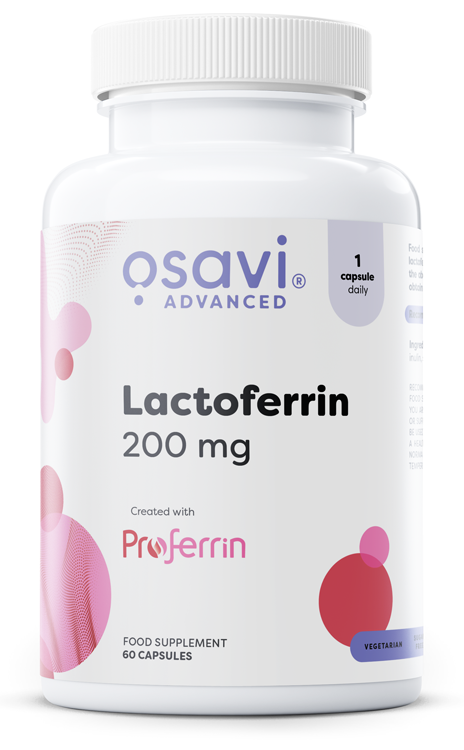 Osavi Lactoferrin, 200mg - 60 caps - Sports Nutrition at MySupplementShop by Osavi