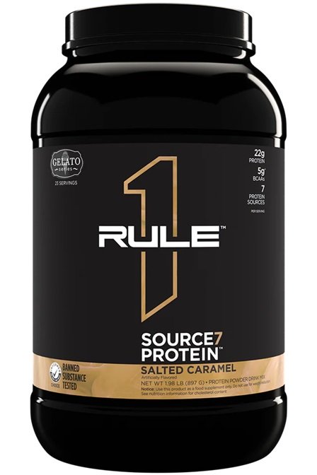 Rule One Source7 Protein, Salted Caramel Gelato - Sports Nutrition at MySupplementShop by Rule One