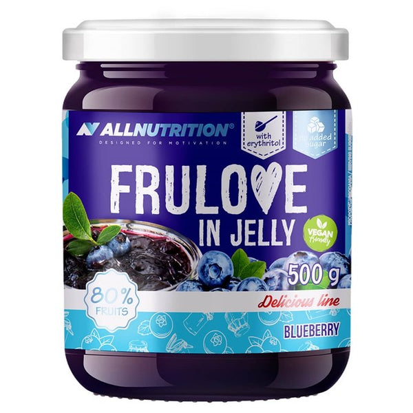 Frulove In Jelly, Blueberry - 500g | Premium Jams & Preserves at MYSUPPLEMENTSHOP.co.uk