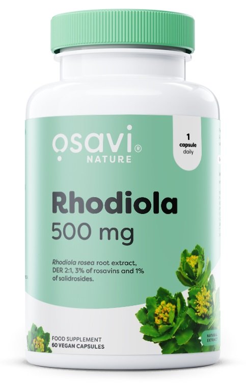 Osavi Rhodiola, 500mg 60 vegan caps