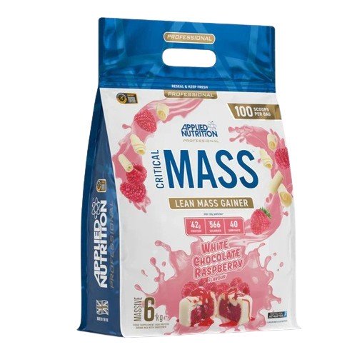 Applied Nutrition Critical Mass Professional, White Chocolate & Raspberry 6kg - Default Title - Weight Gainers & Carbs at MySupplementShop by Applied Nutrition