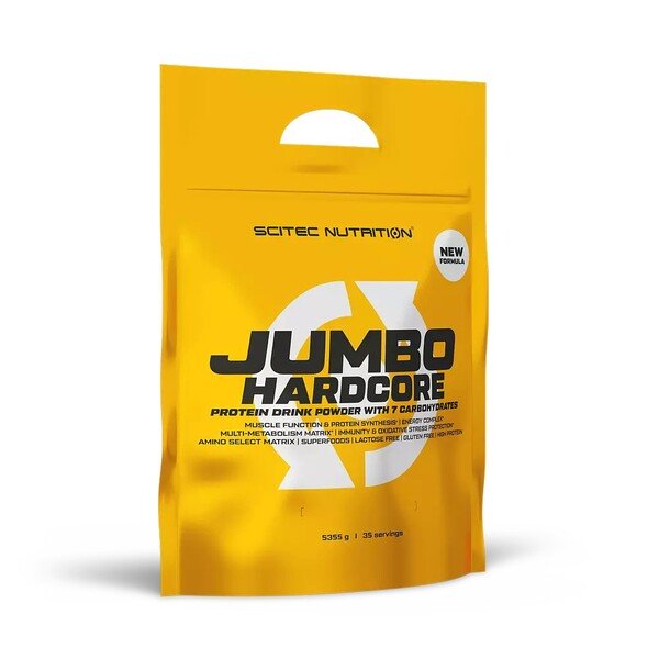 Jumbo Hardcore, Banana Yoghurt - 5355g - Default Title - Weight Gainers & Carbs at MySupplementShop by SciTec