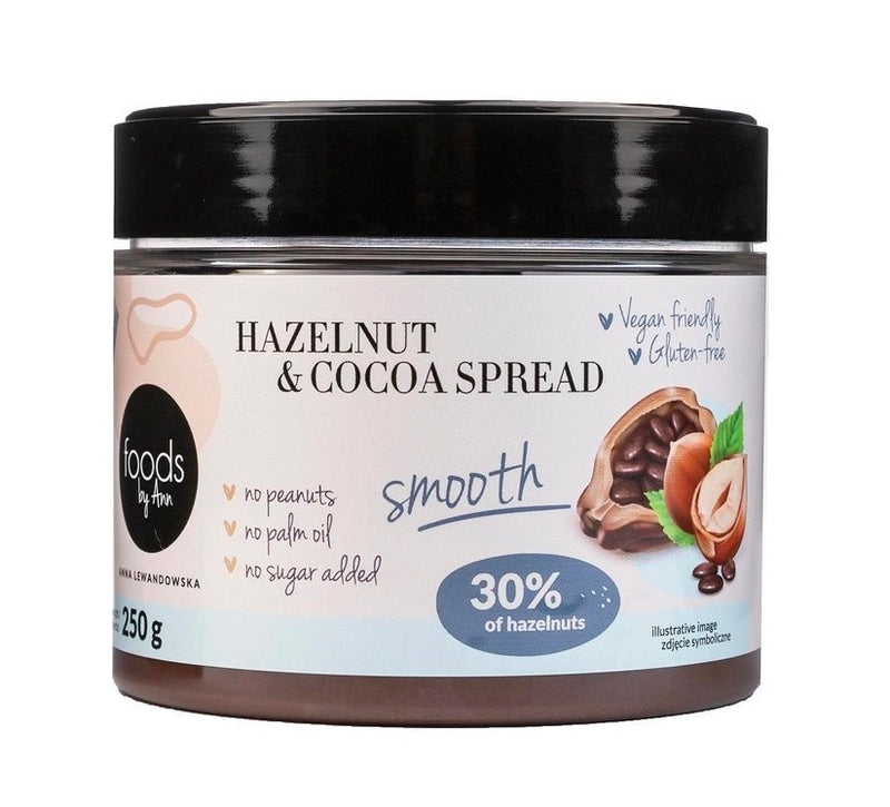 Hazelnut & Cocoa Spread, Smooth - 250g