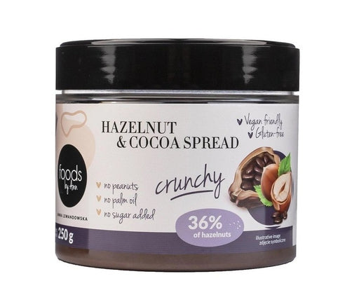 Hazelnut & Cocoa Spread, Crunchy - 250g