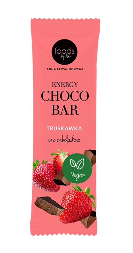 Energy Choco Bar, Strawberry with Chocolate Coating - 15 x 35g