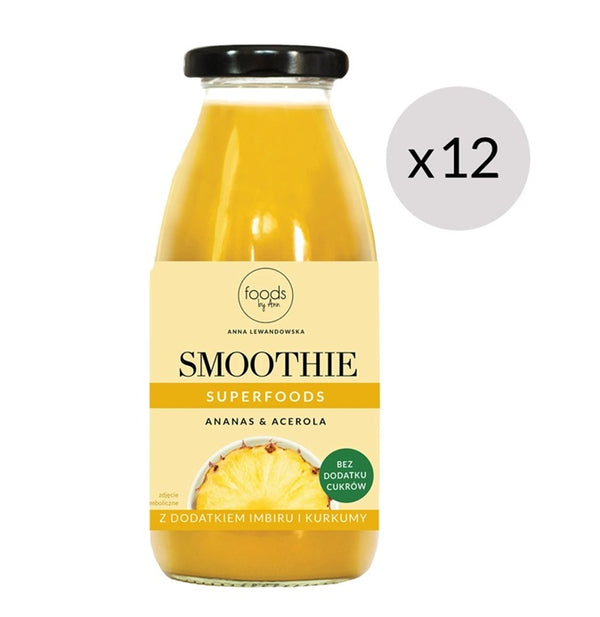 Smoothie, Pineapple & Acerola - 12 x 250 ml.