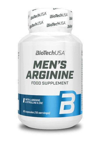 BioTechUSA Men's Arginine - 90 caps (EAN 5999076255566) - Default Title - Vitamins & Minerals at MySupplementShop by BioTechUSA