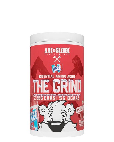 Axe & Sledge The Grind 501g - ICEE Cherry - Amino Acids and BCAAs at MySupplementShop by Axe & Sledge