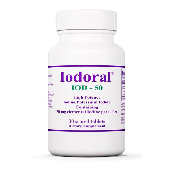 Iodoral High Potency Iodine/Potassium Iodide 50mg 30 Tablets | Premium Supplements at MYSUPPLEMENTSHOP