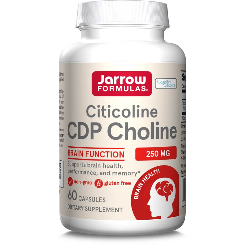 Jarrow Formulas CDP Choline 250mg 60 Capsules | Premium Supplements at MYSUPPLEMENTSHOP