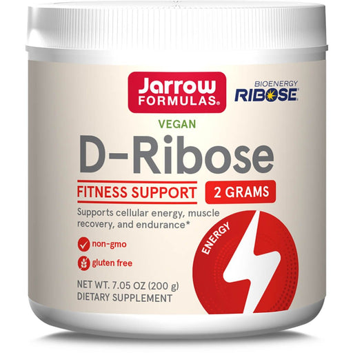 Jarrow Formulas D-Ribose 7.5 oz (200g) | Premium Supplements at MYSUPPLEMENTSHOP