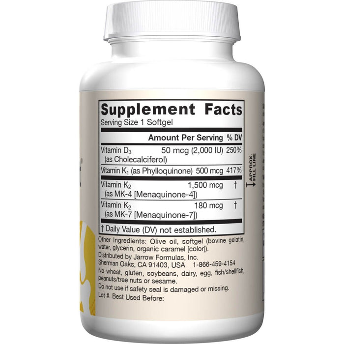 Jarrow Formulas K-Right 60 Softgels | Premium Supplements at MYSUPPLEMENTSHOP