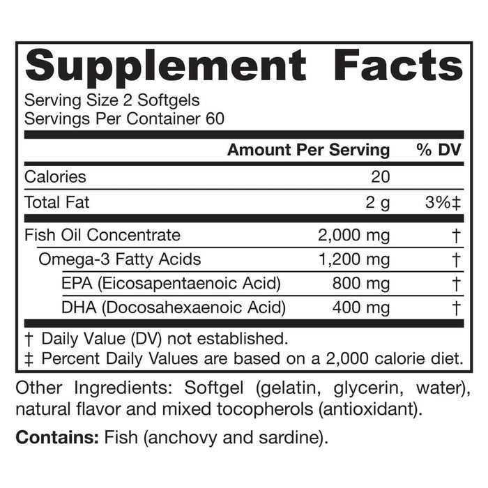 Jarrow Formulas Omega-3 EPA-DHA Balance 600mg 120 Softgels | Premium Supplements at MYSUPPLEMENTSHOP