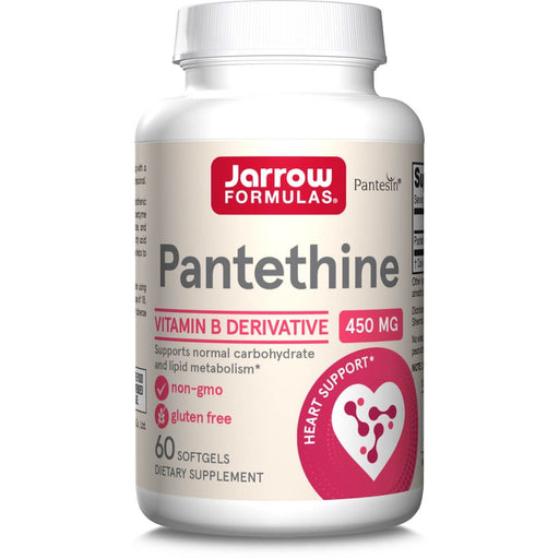 Jarrow Formulas Pantethine 450mg 60 Softgels - Health and Wellbeing at MySupplementShop by Jarrow Formulas