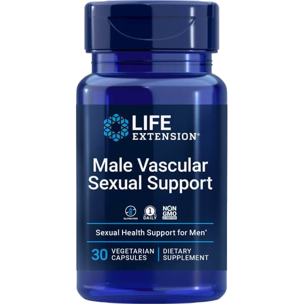 Life Extension Male Vascular Sexual Support 30 Vegetarian Capsules