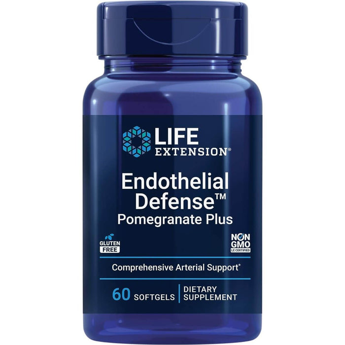 Life Extension Endothelial Defense Pomegranate Plus 60 Softgels - Nutritional Supplement at MySupplementShop by Life Extension