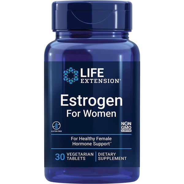 Life Extension Estrogen For Women 30 Vegetarian Tablets | Premium Supplements at MYSUPPLEMENTSHOP