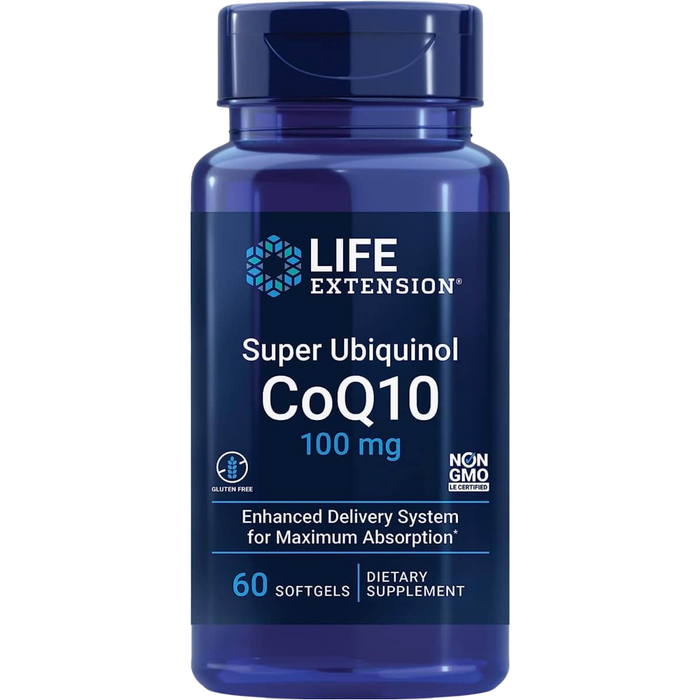 Life Extension Super Ubiquinol CoQ10 100 mg 60 Softgels