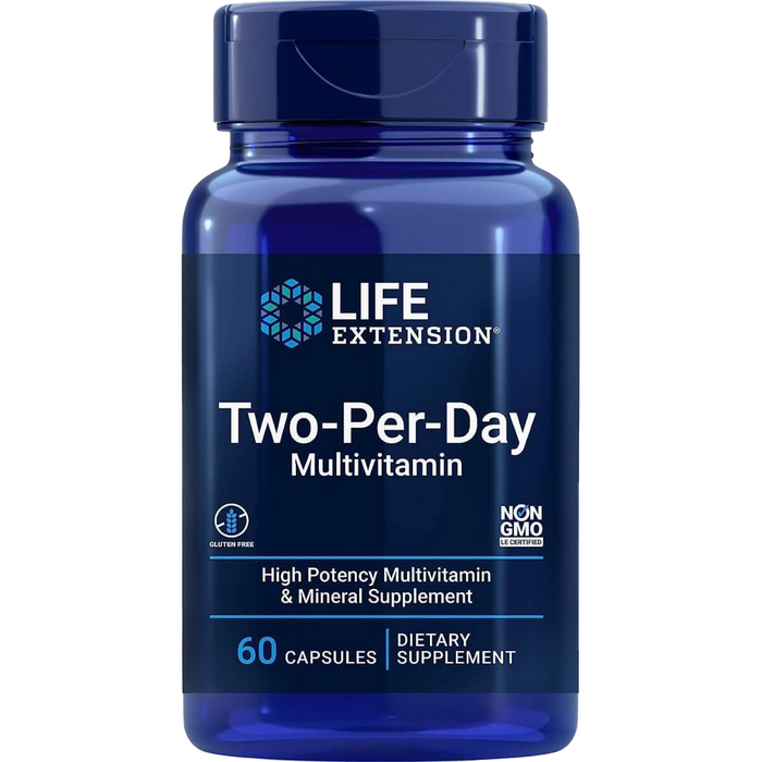 Life Extension Two-Per-Day Multivitamin 60 Capsules