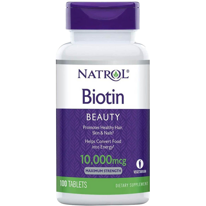 Natrol Biotin 10,000mcg 100 Tablets