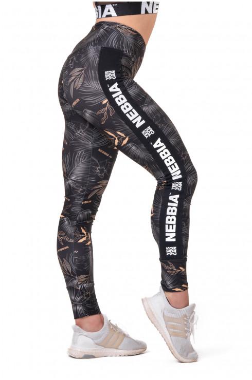 Nebbia High-Waist Performance Leggings 567- Volcanic Black