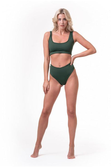 Nebbia Miami Sporty Bikini Bralette 554 - Dark Green - Bikini Bralette at MySupplementShop by Nebbia