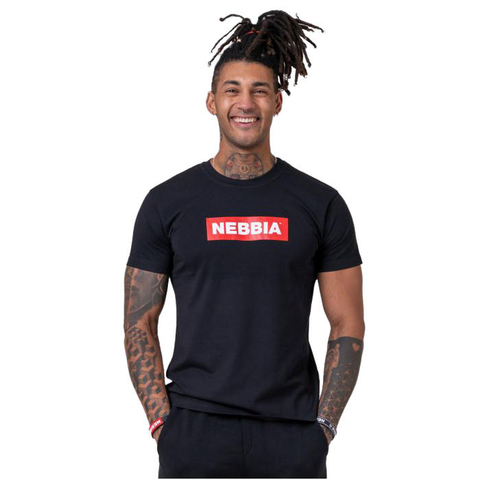 Nebbia NEBBIA Men's T-shirt 593 Black