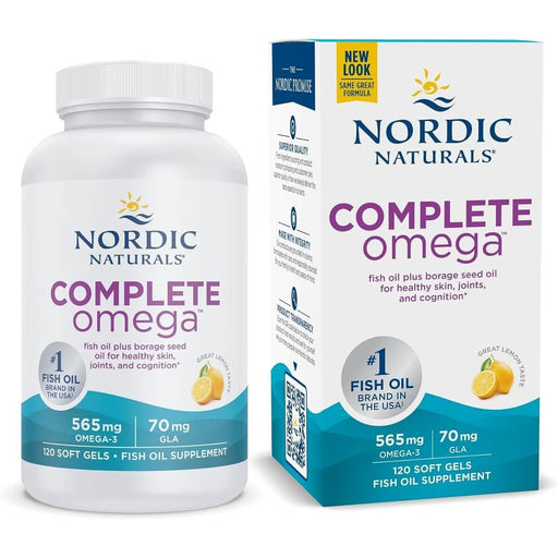 Nordic Naturals Complete Omega 3,6,9 120 Softgels (Lemon) - Omegas, EFAs, CLA, Oils at MySupplementShop by Nordic Naturals