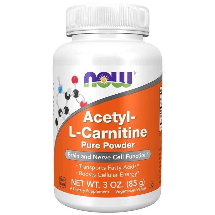 NOW Foods ALC (Acetyl-L-Carnitine) Powder 3oz (85g) - Amino Acids and BCAAs at MySupplementShop by NOW Foods