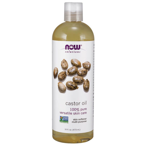 NOW Foods Castor Oil 16oz - Health and Wellbeing at MySupplementShop by NOW Foods