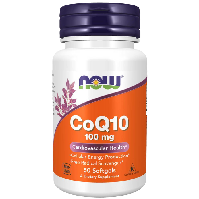 NOW Foods CoQ10 100 mg 50 Softgels