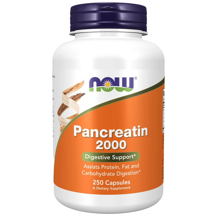 NOW Foods Pancreatin 2000 (250 Capsules)